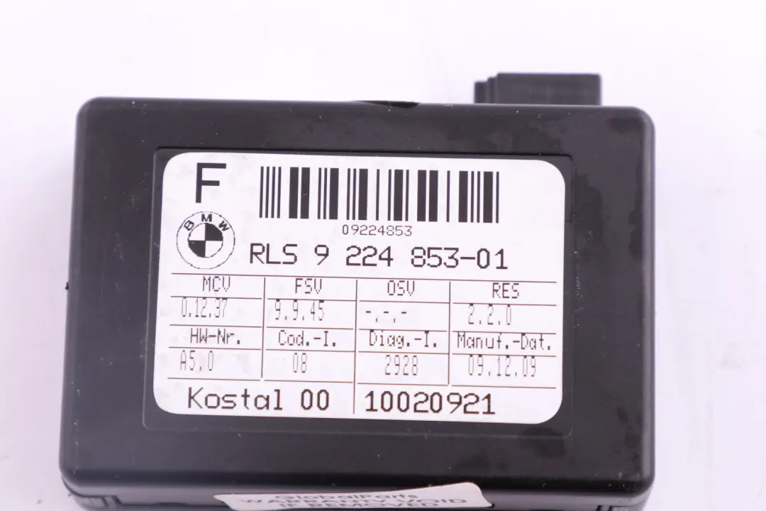 Czujnik Sensor Deszczu Świateł do BMW E87 E90 o numerze 9224853 BMW E87 E90 Czujnik Sensor Deszczu Świateł - SKU 9224853 - Numer Części 9224853