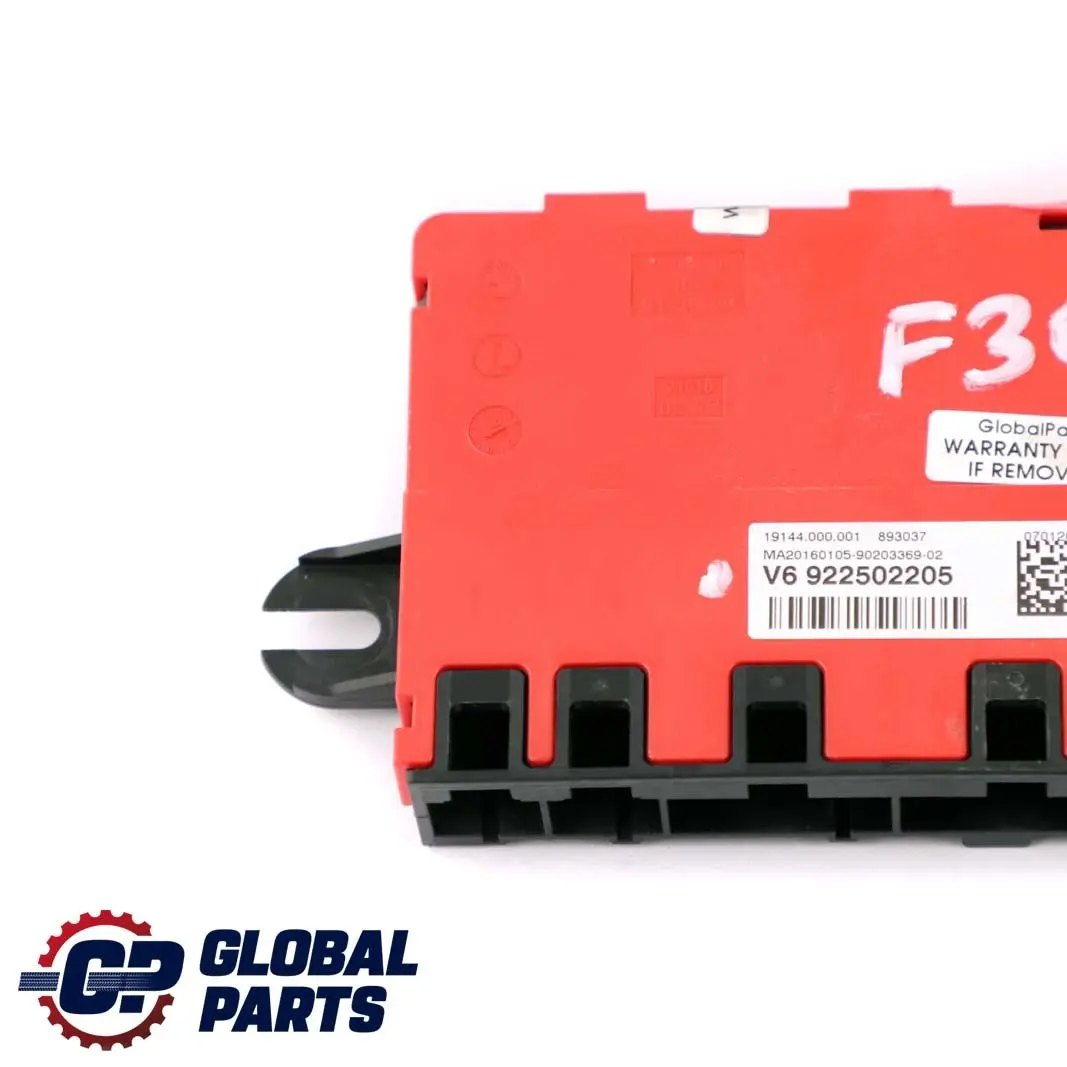 Batterie Strom B Verteilerkasten für BMW F22 F30 F31 F32 mit Teilenummer 9225022 BMW F22 F30 F31 F32 Batterie Strom B Verteilerkasten - SKU 9225022 - Teilenummer 9225022