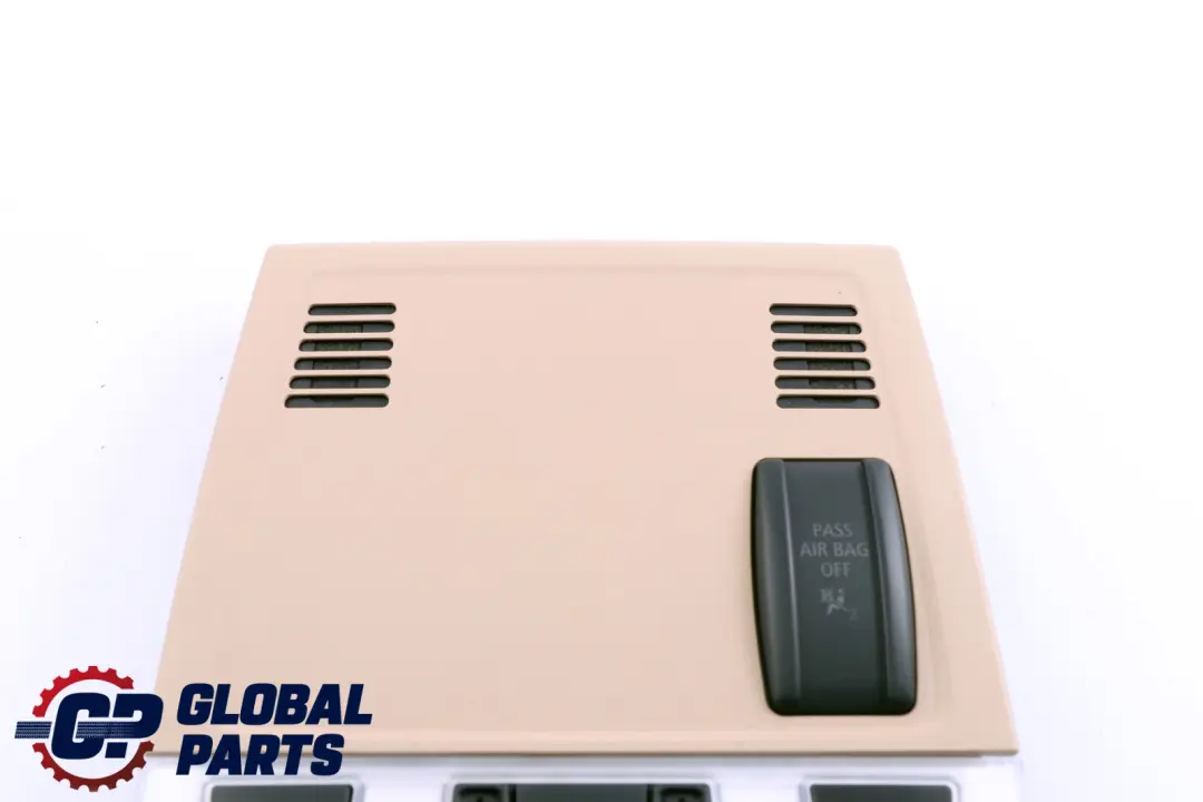 Switch Unit Roof Light Control Beige to BMW X1 3 Series E84 E90 E91 E92 LCI with Part number 9225488 BMW X1 3 Series E84 E90 E91 E92 LCI Switch Unit Roof Light Control Beige - SKU 9225488 - Part number 9225488