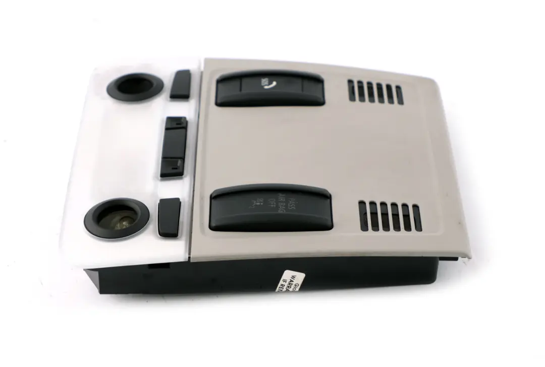 Panel Techo BMW X1 E84 E90 E91 E92 LCI Interruptor Control Luz Gris para con número de pieza 9225501 Panel Techo BMW X1 E84 E90 E91 E92 LCI Interruptor Control Luz Gris - SKU 9225501-1 - Número de pieza 9225501