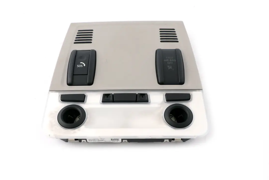 Panel Techo BMW X1 E84 E90 E91 E92 LCI Interruptor Control Luz Gris para con número de pieza 9225501 Panel Techo BMW X1 E84 E90 E91 E92 LCI Interruptor Control Luz Gris - SKU 9225501-1 - Número de pieza 9225501