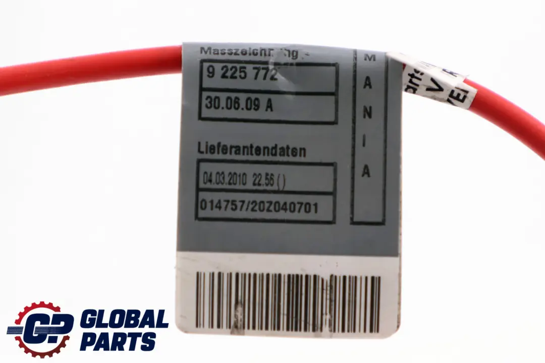 BMW Z4 Series E89 Cable Wiring Harness Hydraulic Pump - SKU 9225768 - Part number 9225768