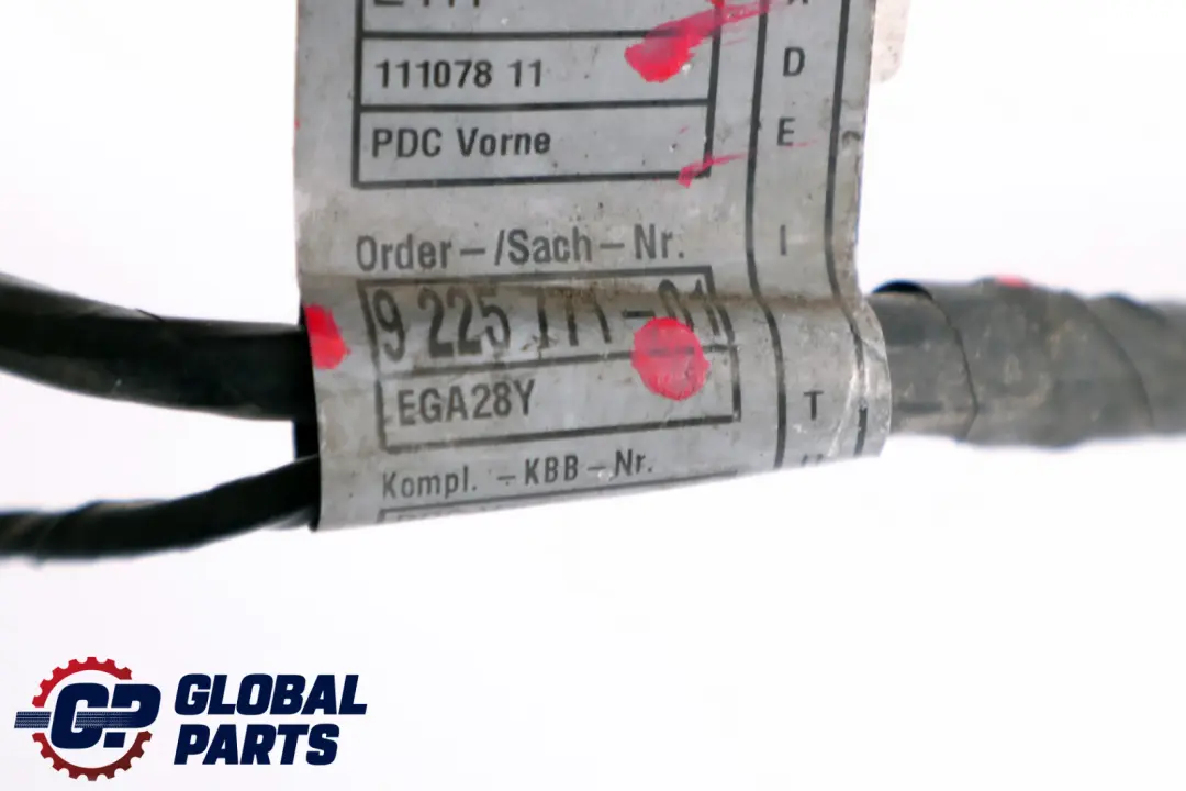 Paraurti Anteriore Pdc Cavi Cablaggio Set per BMW Z4 E89 con numero di parte 9225771 BMW Z4 E89 Paraurti Anteriore Pdc Cavi Cablaggio Set - SKU 9225771 - Numero di parte 9225771