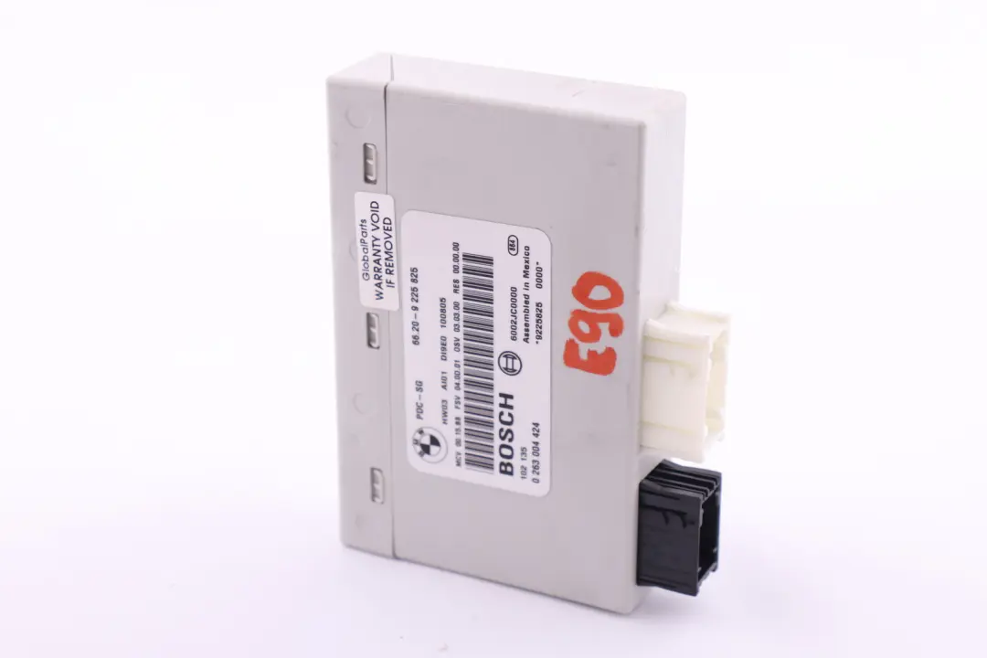 PDC Moduł Sterownik Czujnik Parkowania do BMW E81 X1 E84 E87 E90 o numerze 9225825 BMW E81 X1 E84 E87 E90 PDC Moduł Sterownik Czujnik Parkowania - SKU 9225825 - Numer Części 9225825