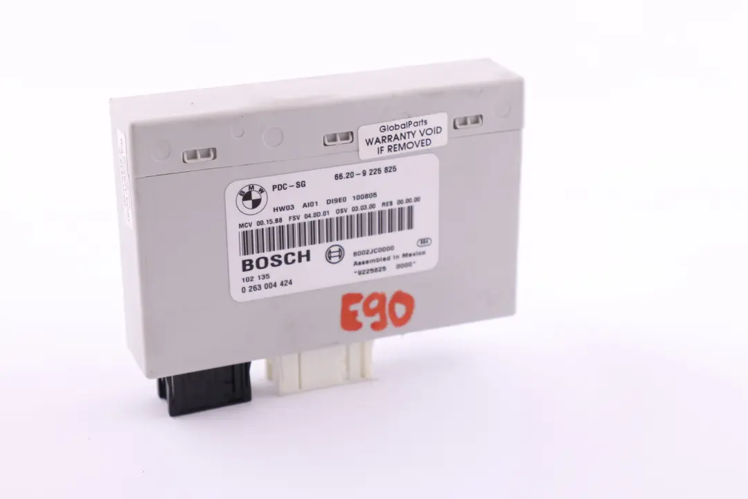 Modulo PDC Unità Di Controllo Parcheggio per BMW E81 E84 E87 E90 E91 con numero di parte 9225825 BMW E81 E84 E87 E90 E91 Modulo PDC Unità Di Controllo Parcheggio - SKU 9225825 - Numero di parte 9225825