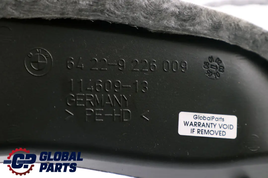 Conducto De aire frio izquierdo para BMW F20 F21 con número de pieza 9226009 BMW F20 F21 Conducto De aire frio izquierdo - SKU 9226009 - Número de pieza 9226009