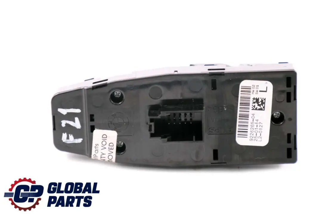 Interruptor Lado Conductor Elevalunas para BMW 1 F21 F22 F23 F34 LCI con número de pieza 9226265 BMW 1 F21 F22 F23 F34 LCI Interruptor Lado Conductor Elevalunas - SKU 9226265-1 - Número de pieza 9226265