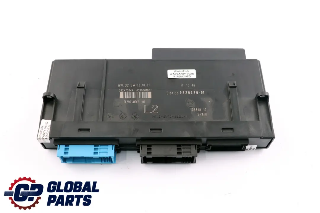 Body Control Module Control Unit L2 PL2RR JBBFE III ECU to BMW E81 with Part number 9226326 BMW E81 Body Control Module Control Unit L2 PL2RR JBBFE III ECU - SKU 9226326 - Part number 9226326