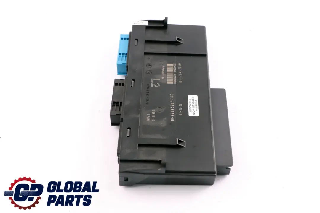 BMW E81 Módulo Control Carrocería Unidad Control L2 PL2RR JBBFE III ECU - SKU 9226326 - Número de pieza 9226326