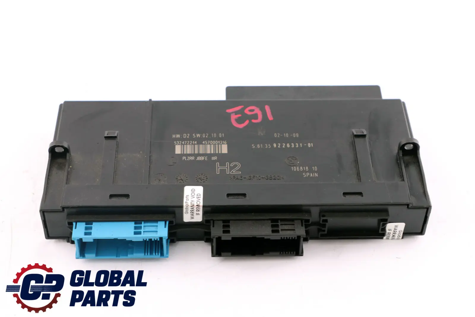 BMW E91 ECU Cuerpo Control Módulo Unit H2 61359226331 9226331
