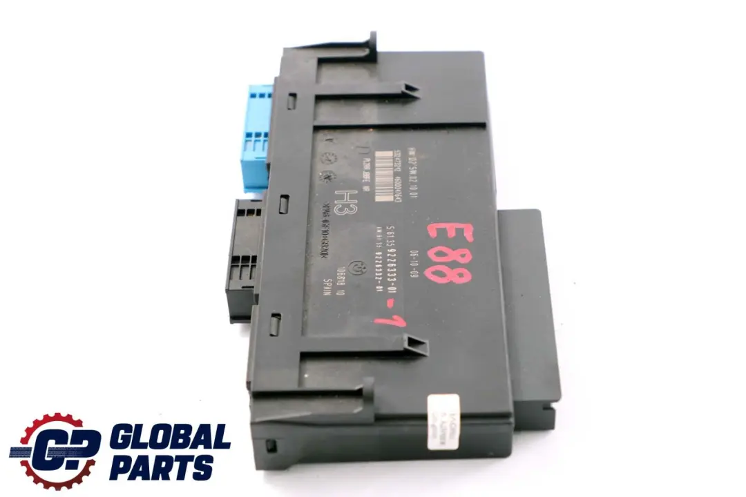 BMW 1 Series E88 Cabrio ECU Body Control Module H3 Junction Box - SKU 9226333-1 - Part number 9226333