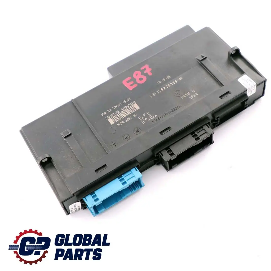 ECU Body Control Module KL Anschlussdose PL2 JBBFE IIIR für BMW 1 er E87 mit Teilenummer 9226339 BMW 1 er E87 ECU Body Control Module KL Anschlussdose PL2 JBBFE IIIR - SKU 9226339 - Teilenummer 9226339