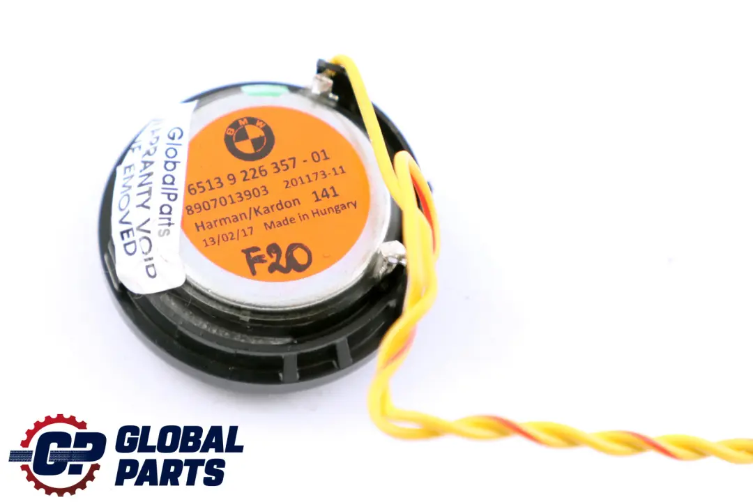 BMW F20 F21 F30 TOP HIFI Loudspeaker Tweeter Harman Kardon - SKU 9226357 - Part number 9226357