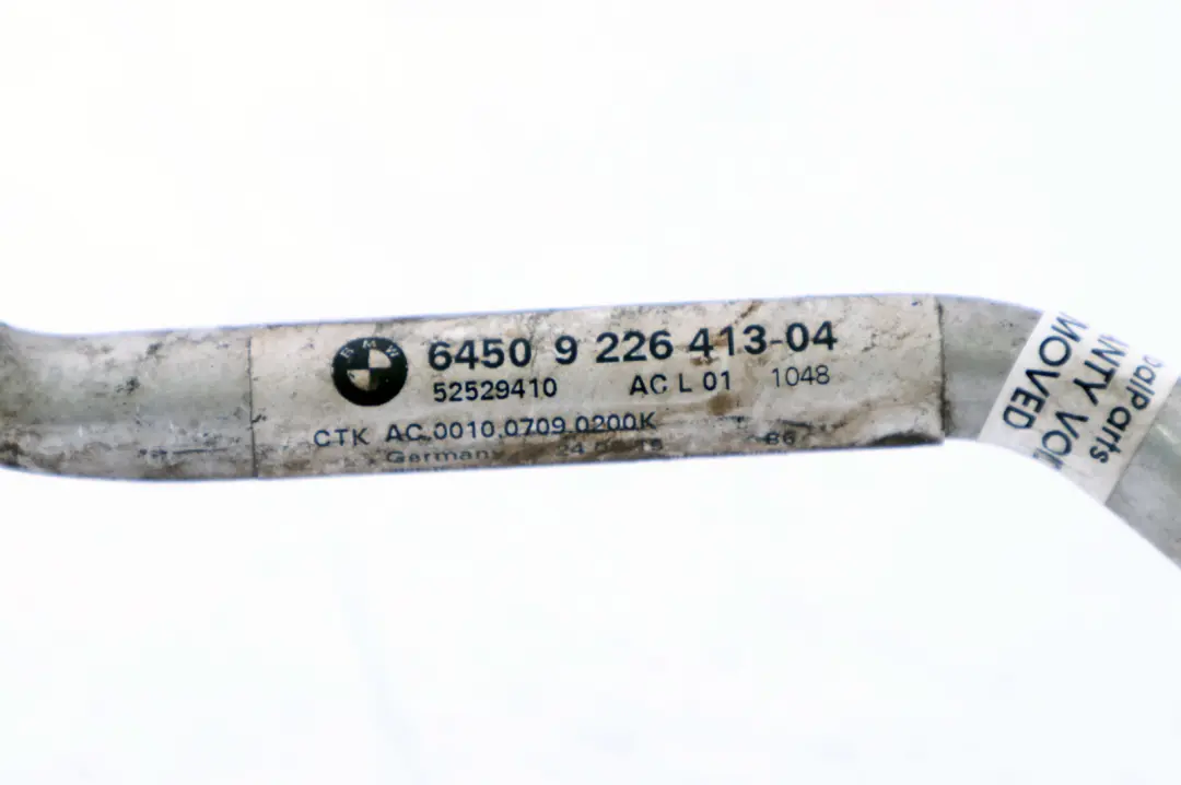 N47N Kompressor Kondensator Kühl Mittel Druck Schlauch für BMW E90 E91 LCI mit Teilenummer 9226413 BMW E90 E91 LCI N47N Kompressor Kondensator Kühl Mittel Druck Schlauch - SKU 9226413 - Teilenummer 9226413