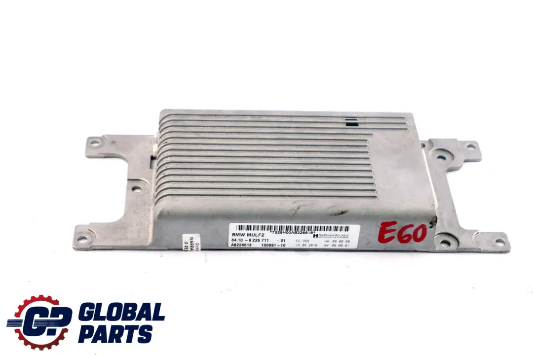 BMW E60 E87 E90 E91 Módulo Carga Electrónica Manos Libres MULF2 - SKU 9226711 - Número de pieza 9226711