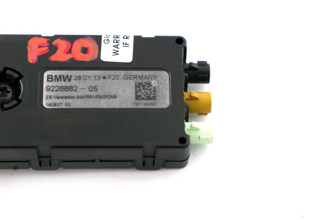 Moduł Wzmacniacz Anteny do BMW F20 F21 o numerze 9226882 BMW F20 F21 Moduł Wzmacniacz Anteny - SKU 9226882 - Numer Części 9226882