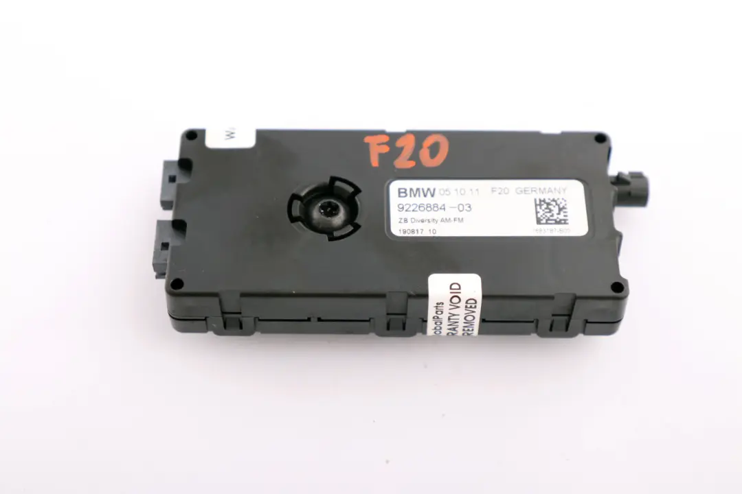 Antenne Amplificateur Diversite pour BMW F20 F21 LCI à propos du numéro de pièce 9226884 BMW F20 F21 LCI Antenne Amplificateur Diversite - SKU 9226884 - Numéro de pièce 9226884