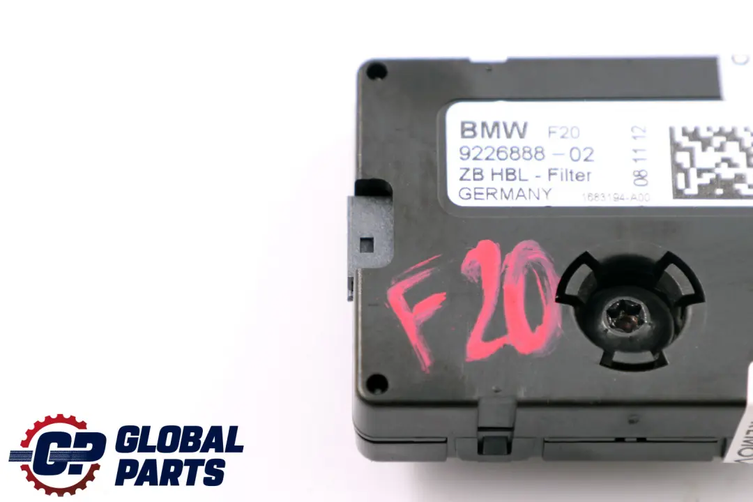 Radio Antenna Amplificatore Filtro Anti-rumore per BMW F20 F21 con numero di parte 9226888 BMW F20 F21 Radio Antenna Amplificatore Filtro Anti-rumore - SKU 9226888 - Numero di parte 9226888