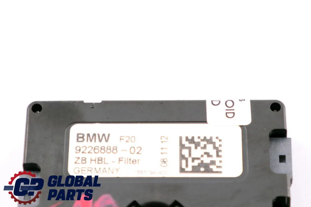BMW 1 F20 F21 Radio Antenne Amplificateur Filtre - SKU 9226888 - Numéro de pièce 9226888