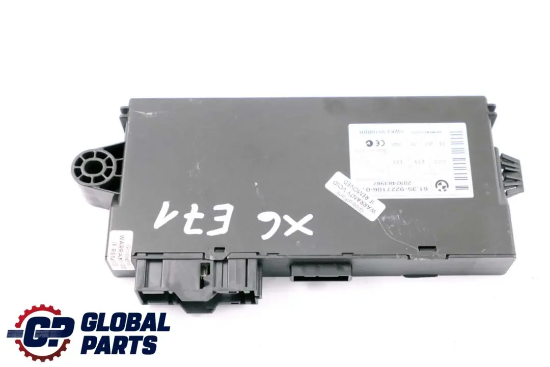 BMW X1 E84 X5 E70 X6 E71 Z4 E89 CAS3 Control Unit Key Reading Module ECU - SKU 9227106 - Part number 9227106