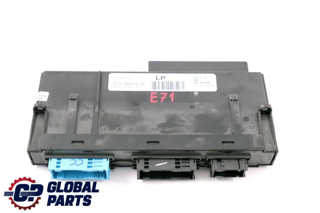 ECU Scatola giunzione modulo controllo della PL4 6135 per BMW X6 E71 con numero di parte 9227172 BMW X6 E71 ECU Scatola giunzione modulo controllo della PL4 6135 - SKU 9227172 - Numero di parte 9227172
