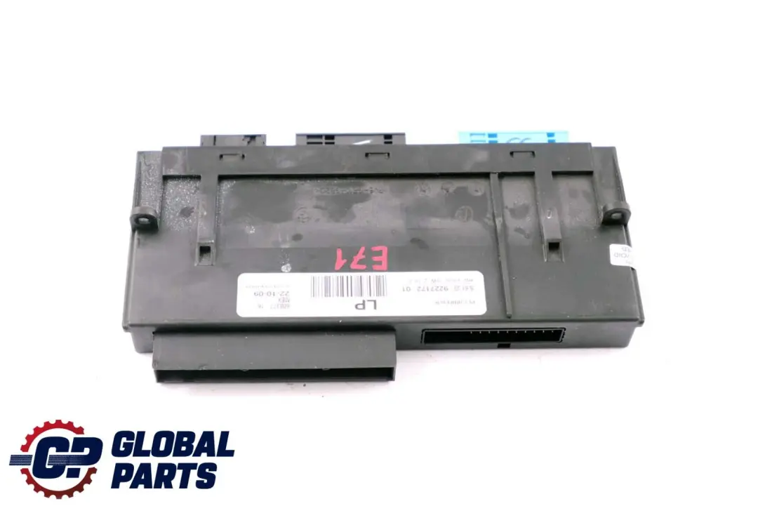 BMW X6 Serie E71 ECU Karosserie Steuergerät Anschlussdose PL4 - SKU 9227172 - Teilenummer 9227172