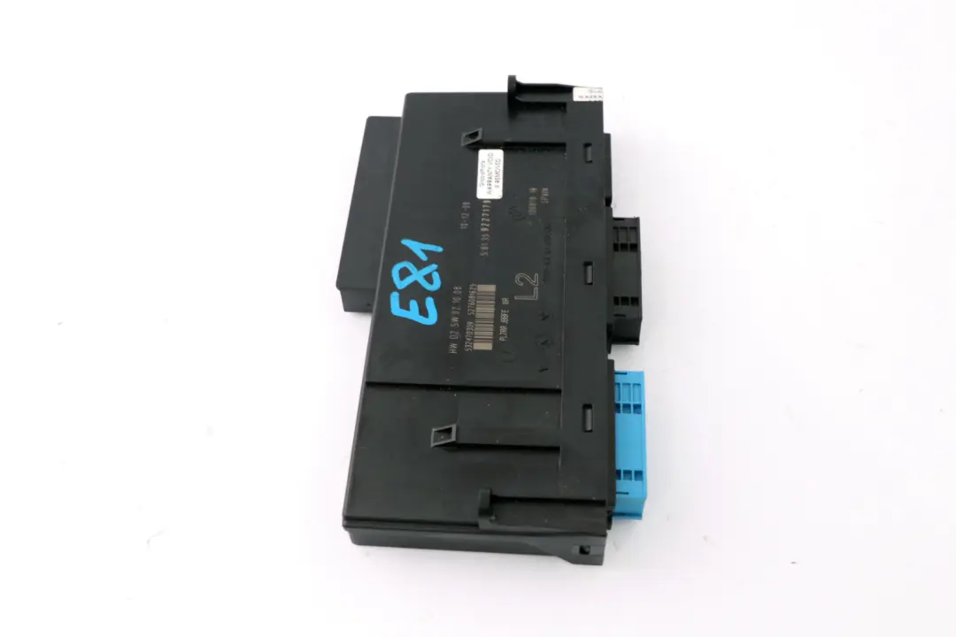  Moduł Sterujący Nadwozia BMW E81 ECU L2 PL2RR JBBF - SKU 9227179 - Numer Części 9227179