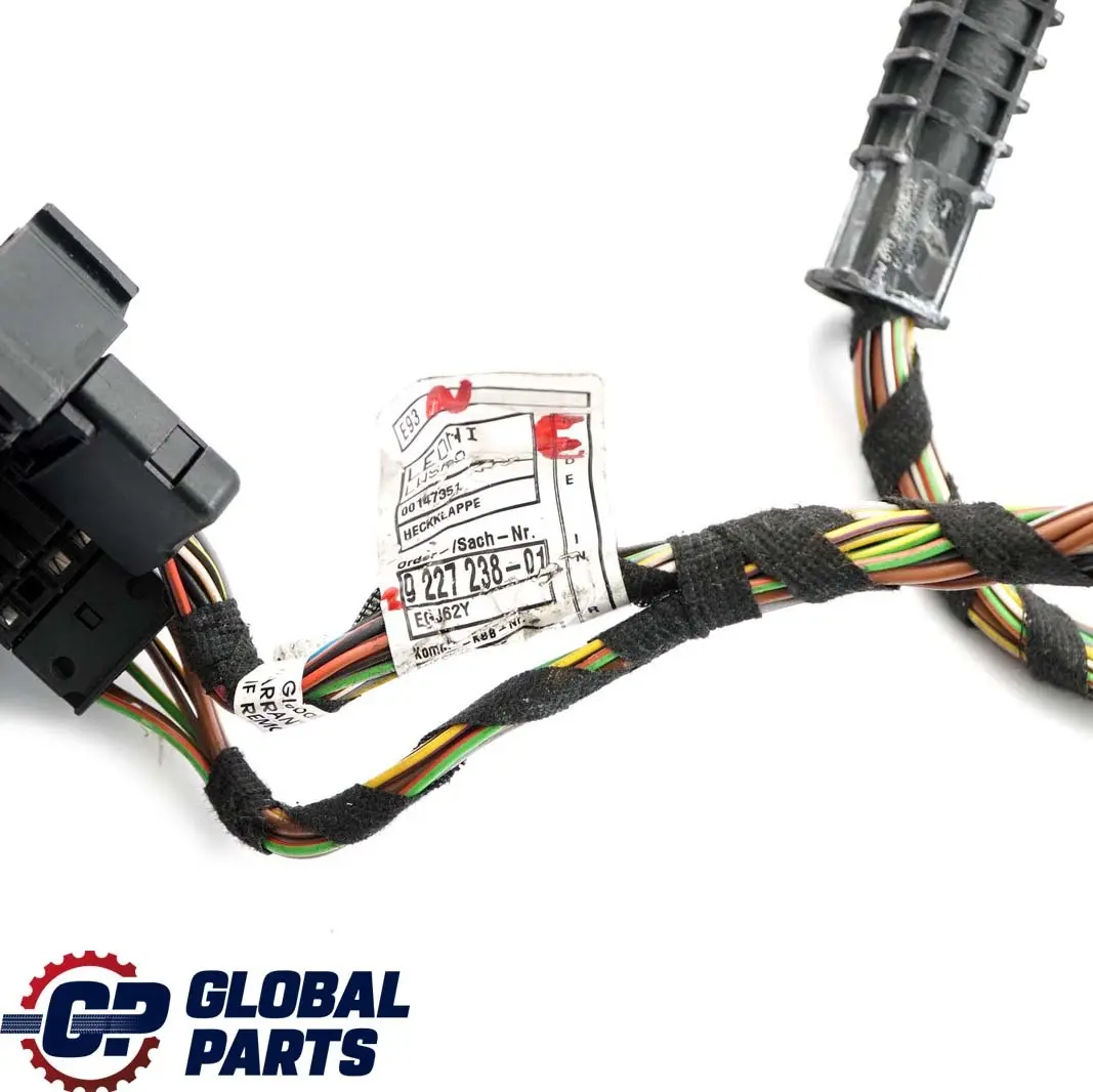 BMW 3 E93 LCI Hayon Cable equipe Faisceau Cables - SKU 9227238 - Numéro de pièce 9227238
