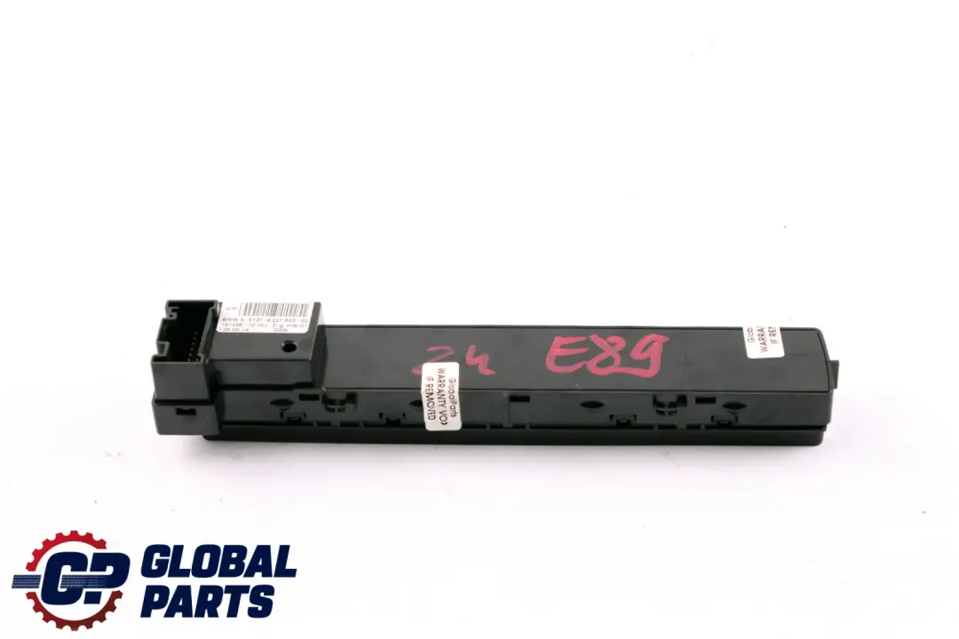 Unidad Interruptor Panel Control Consola Central para BMW Z4 E89 con número de pieza 9227823 BMW Z4 E89 Unidad Interruptor Panel Control Consola Central - SKU 9227823 - Número de pieza 9227823