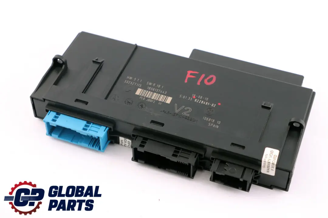 BMW F10 ECU Módulo Control Cuerpo V2 Caja Conexiones 6135 - SKU 9228491 - Número de pieza 9228491