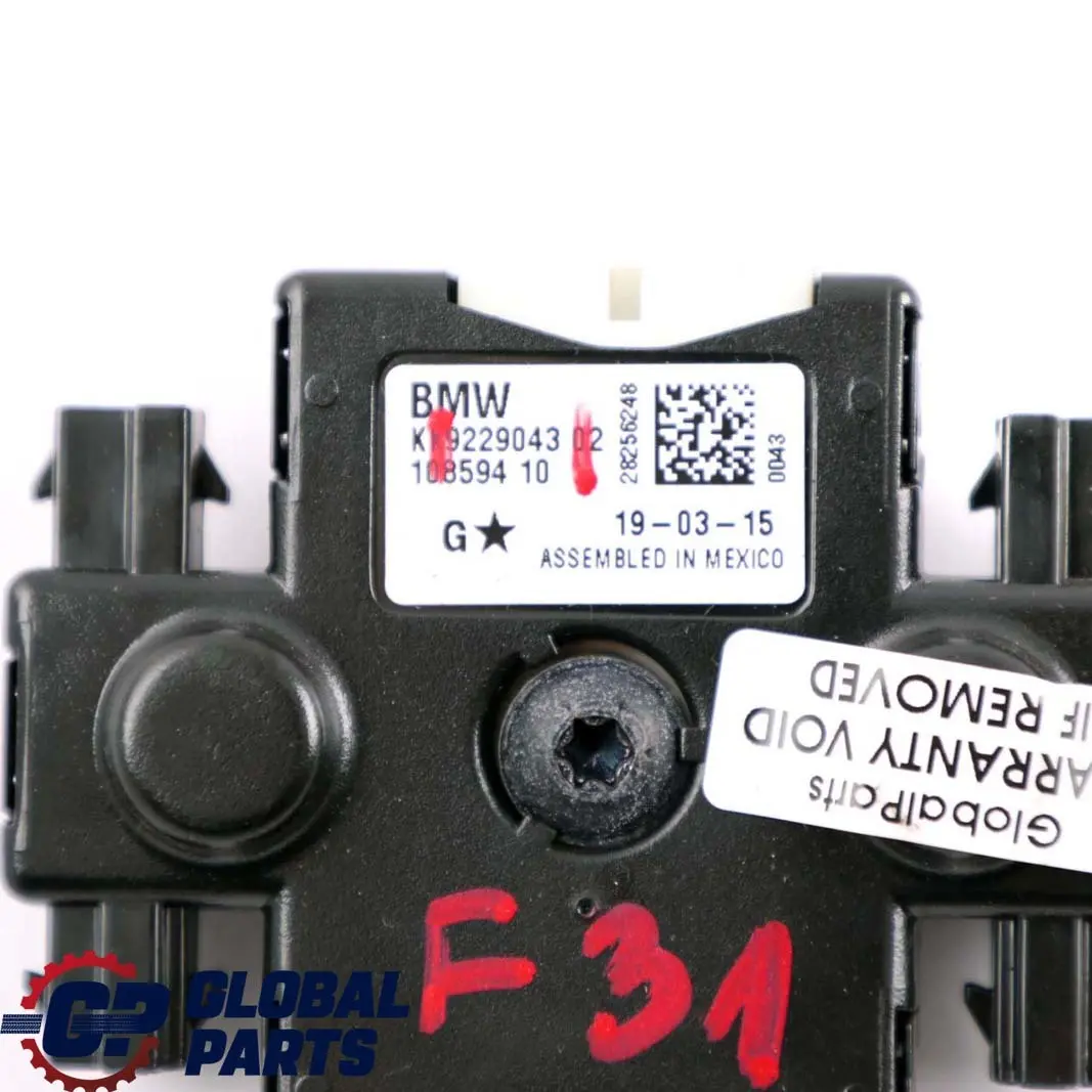 Trap Circuit Antenna Aerial Amplifier to BMW 3 Series F31 Touring with Part number 9229043 BMW 3 Series F31 Touring Trap Circuit Antenna Aerial Amplifier - SKU 9229043 - Part number 9229043
