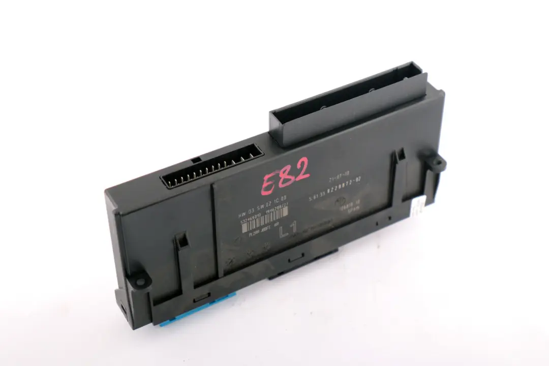 ECU Body Control Module Junction Box L1 PL2RR JBBFE to BMW 1 Series E82 with Part number 9229872 BMW 1 Series E82 ECU Body Control Module Junction Box L1 PL2RR JBBFE - SKU 9229872 - Part number 9229872