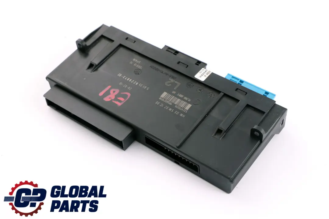 BMW 1 Series E81 Body Control Module ECU L2 PL2RR JBBFE III Junction Box - SKU 9229873 - Part number 9229873