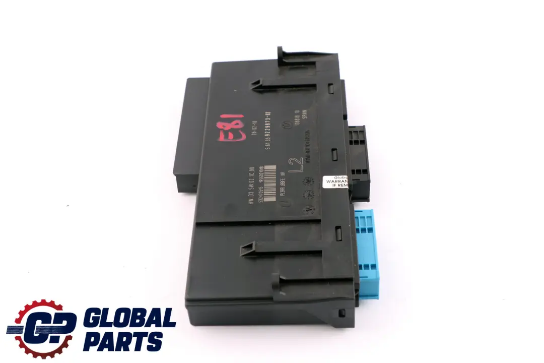 BMW E81 Modulo controllo corpo ECU L2 PL2RR JBBFE III Scatola giunzione - SKU 9229873 - Numero di parte 9229873