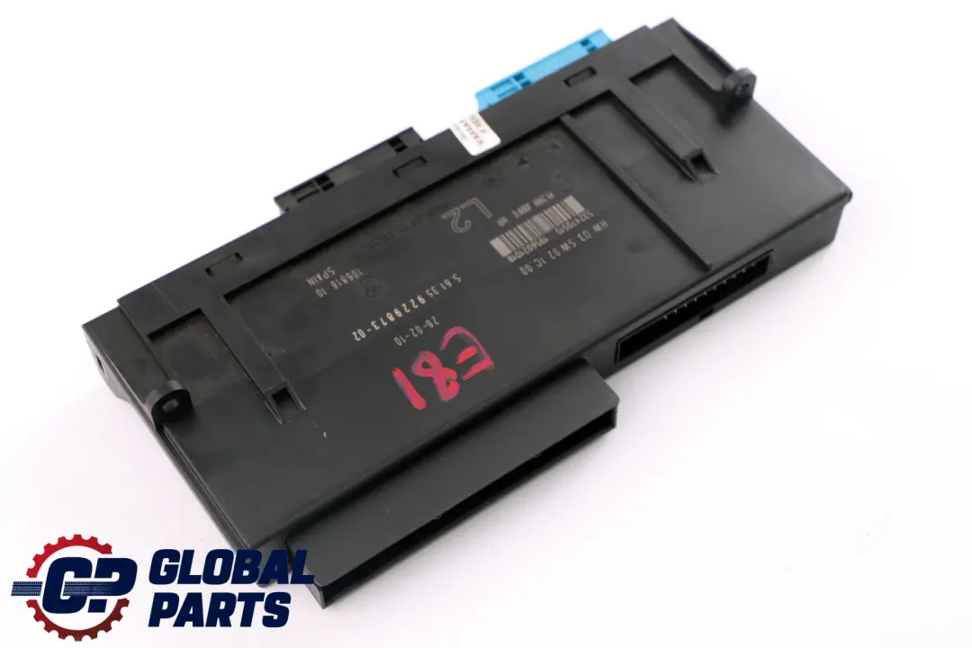Body Control Module ECU L2 PL2RR JBBFE III Junction Box to BMW 1 Series E81 with Part number 9229873 BMW 1 Series E81 Body Control Module ECU L2 PL2RR JBBFE III Junction Box - SKU 9229873 - Part number 9229873