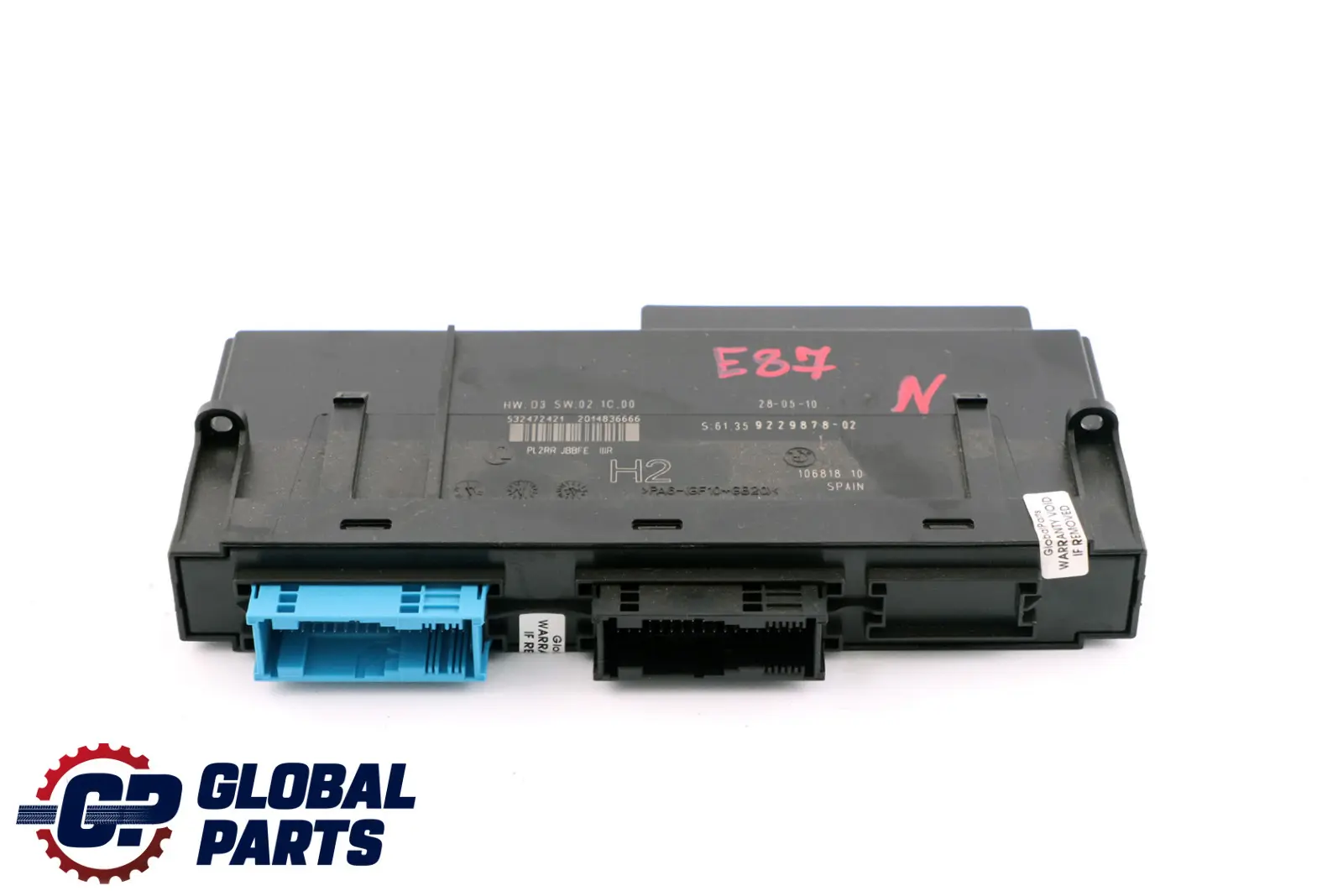 BMW E87 LCI ECU Modulo De Control del Cuerpo Caja De Conexiones H2 9229878