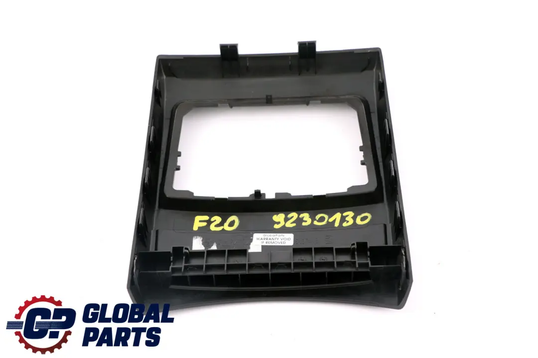 BMW F20 F21 F22 F87 Tapa Consola Central Apoyabrazos Trasero Negro - SKU 9230130 - Número de pieza 9230130