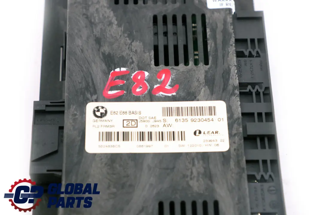 BMW 1 Series E82 Footwell Light Module Control Unit ECU BASIS PL2 FRM3R - SKU 9230454 - Part number 9230454