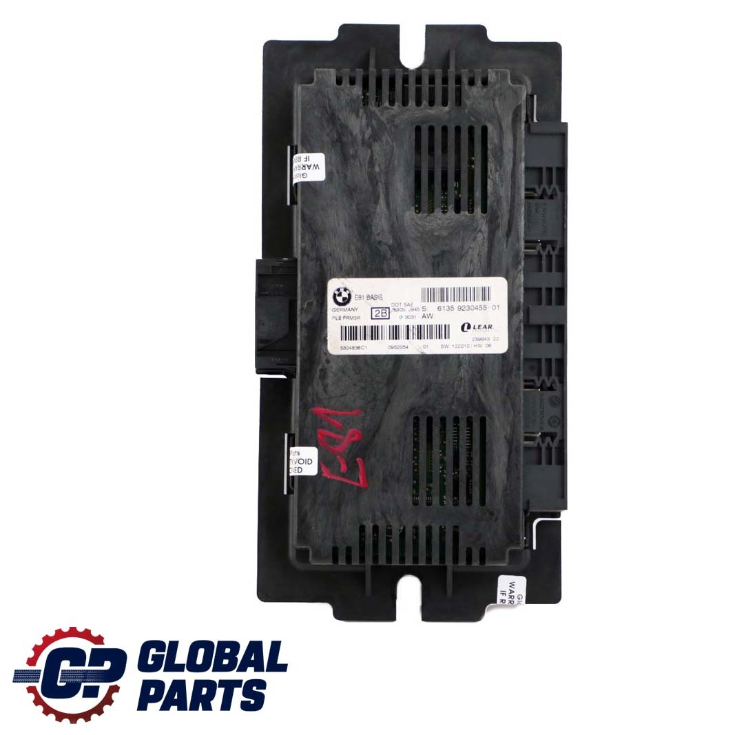 BMW E81 Footwell ECU Light Control Module Basis PL2 FRM3R Lear 9230455