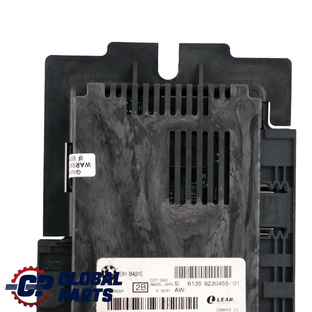 Module de contrôle de l'éclairage de l'habitacle PL2 FRM3R Lear pour BMW E81 à propos du numéro de pièce 9230455 BMW E81 Module de contrôle de l'éclairage de l'habitacle PL2 FRM3R Lear - SKU 9230455 - Numéro de pièce 9230455