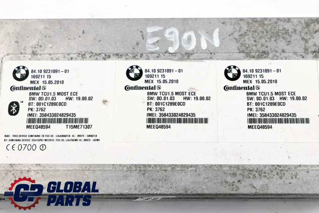 Bluetooth Steuerung BMW E60 E87 E90 Telematik Einheit Modul für mit Teilenummer 9231091 Bluetooth Steuerung BMW E60 E87 E90 Telematik Einheit Modul - SKU 9231091 - Teilenummer 9231091