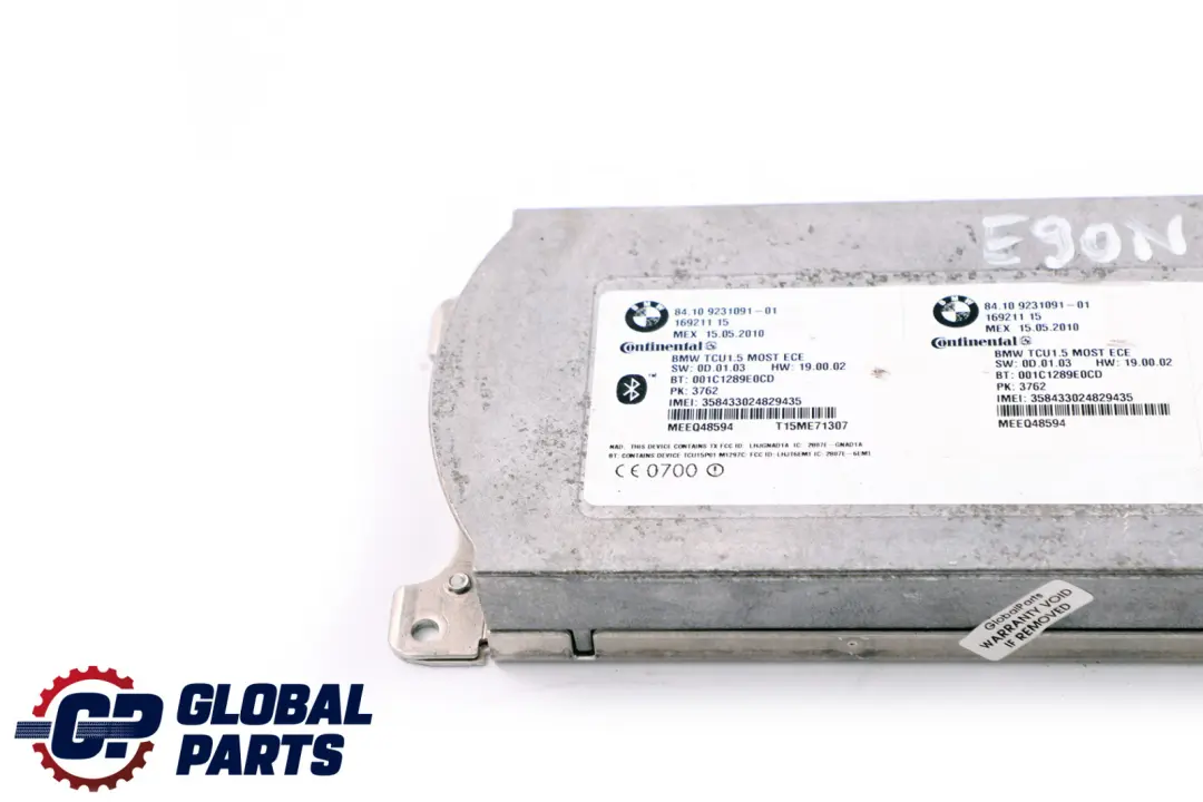 Bluetooth Steuerung BMW E60 E87 E90 Telematik Einheit Modul für mit Teilenummer 9231091 Bluetooth Steuerung BMW E60 E87 E90 Telematik Einheit Modul - SKU 9231091 - Teilenummer 9231091
