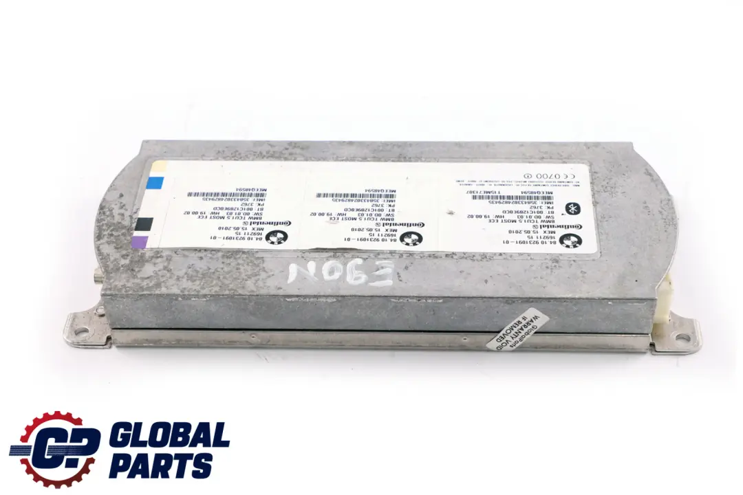  Bluetooth Control BMW E60 E87 E90 Telematics Unit Module - SKU 9231091 - Part number 9231091