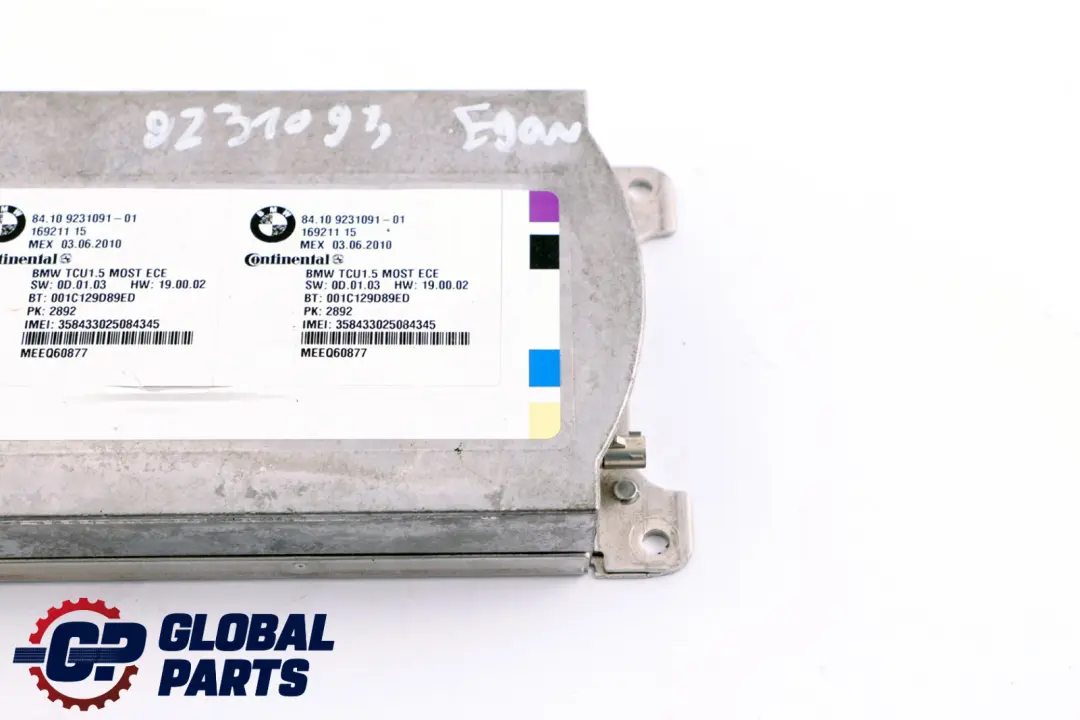 Telematik Bluetooth Steuergerät Modul für BMW E60 E87 E90 mit Teilenummer 9231093 BMW E60 E87 E90 Telematik Bluetooth Steuergerät Modul - SKU 9231093 - Teilenummer 9231093