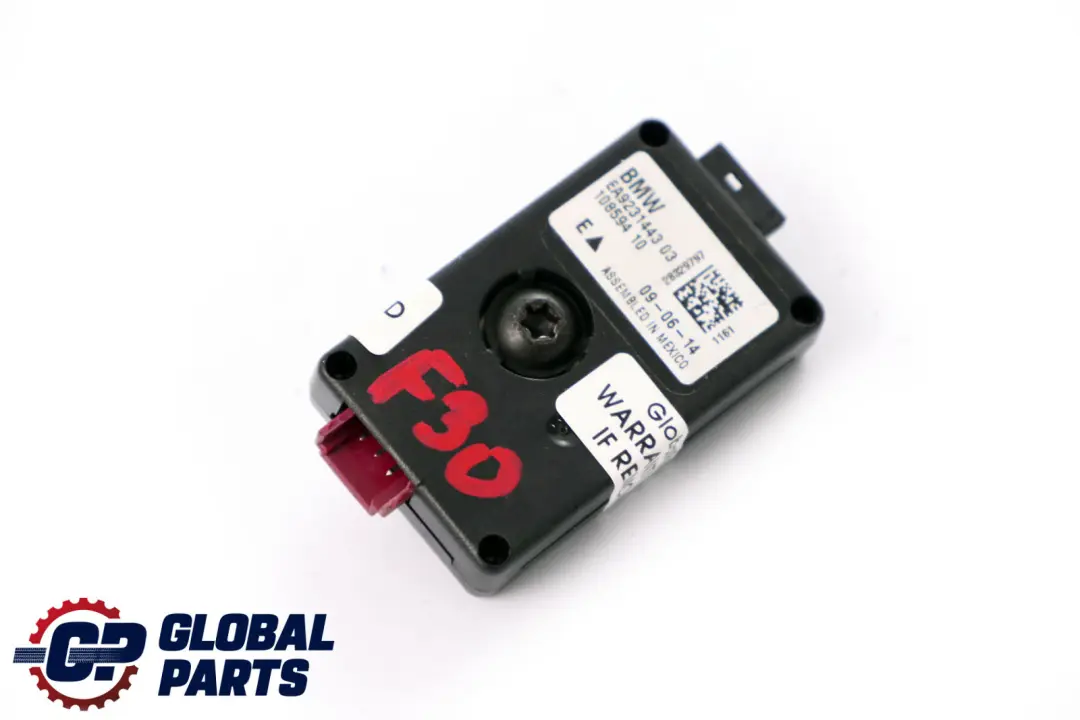 Radio Antena Amplificador Supresion Filtro para BMW F30 F80 M3 con número de pieza 9231443 BMW F30 F80 M3 Radio Antena Amplificador Supresion Filtro - SKU 9231443 - Número de pieza 9231443