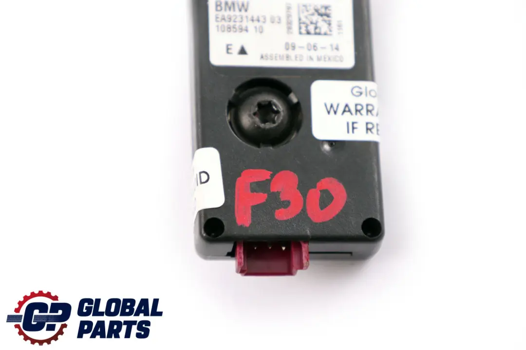 Radio Antena Amplificador Supresion Filtro para BMW F30 F80 M3 con número de pieza 9231443 BMW F30 F80 M3 Radio Antena Amplificador Supresion Filtro - SKU 9231443 - Número de pieza 9231443