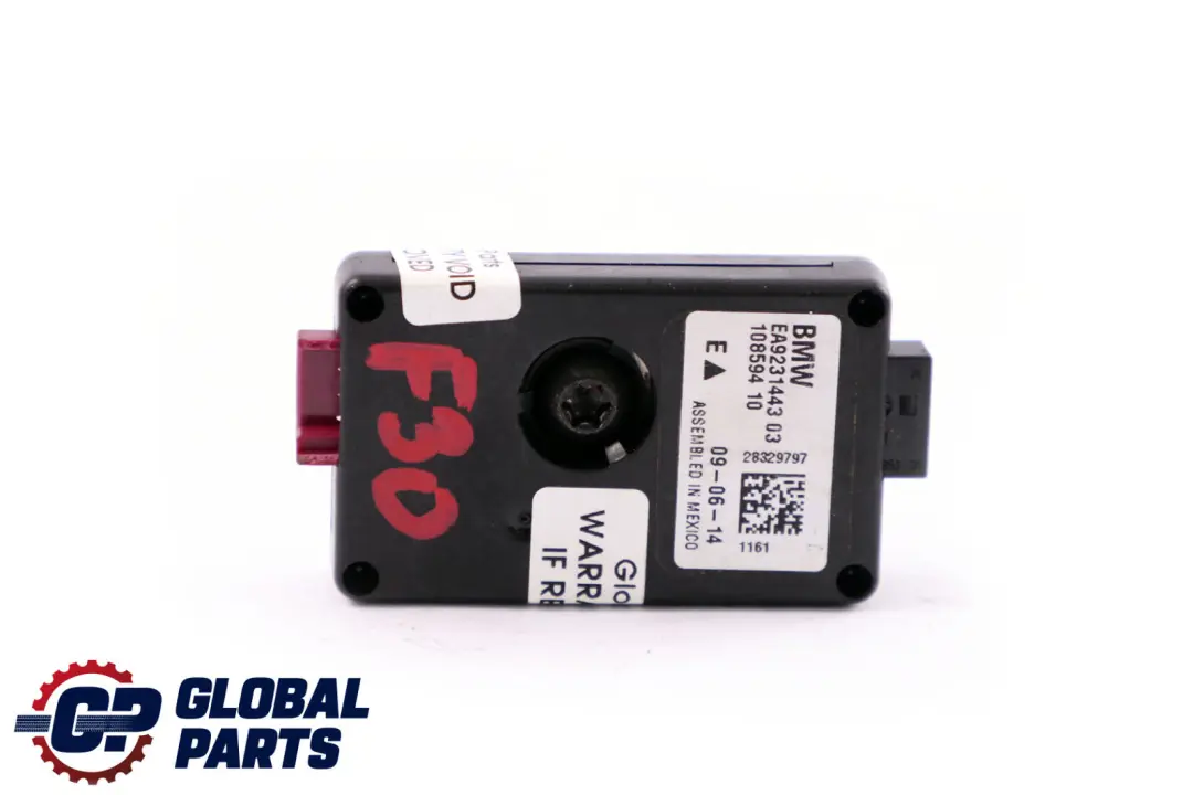 Radio Antena Amplificador Supresion Filtro para BMW F30 F80 M3 con número de pieza 9231443 BMW F30 F80 M3 Radio Antena Amplificador Supresion Filtro - SKU 9231443 - Número de pieza 9231443