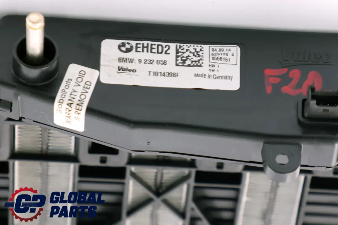 Zuheizer Klimagerät für BMW 1 2 3 er F20 F21 F22 F30 mit Teilenummer 9232058 BMW 1 2 3 er F20 F21 F22 F30 Zuheizer Klimagerät - SKU 9232058 - Teilenummer 9232058