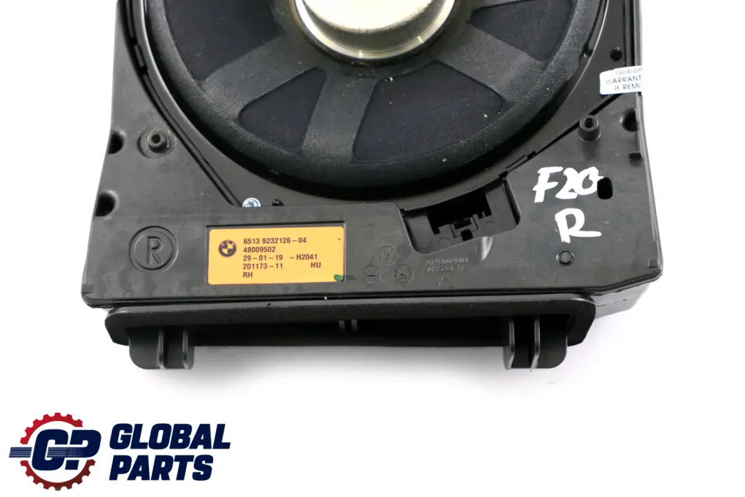 Rechts Central Bass Hi-Fi Lautsprecher Harman Kardon für BMW F20 F21 F22 mit Teilenummer 9232126 BMW F20 F21 F22 Rechts Central Bass Hi-Fi Lautsprecher Harman Kardon - SKU 9232126 - Teilenummer 9232126