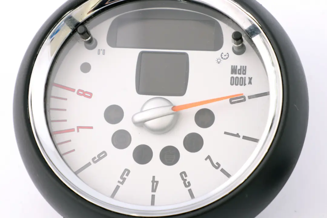 Tachometer Gauge Revolution Counter Chrome to BMW MINI Cooper R56 R57 R59 with Part number 9275564 BMW MINI Cooper R56 R57 R59 Tachometer Gauge Revolution Counter Chrome - SKU 9232444 - Part number 9275564